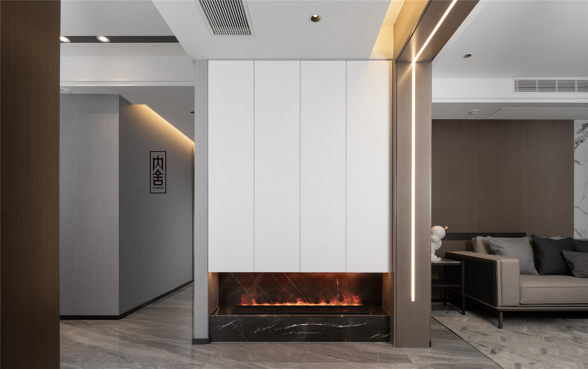 朝雨湿青木丨内舍整体软装-14