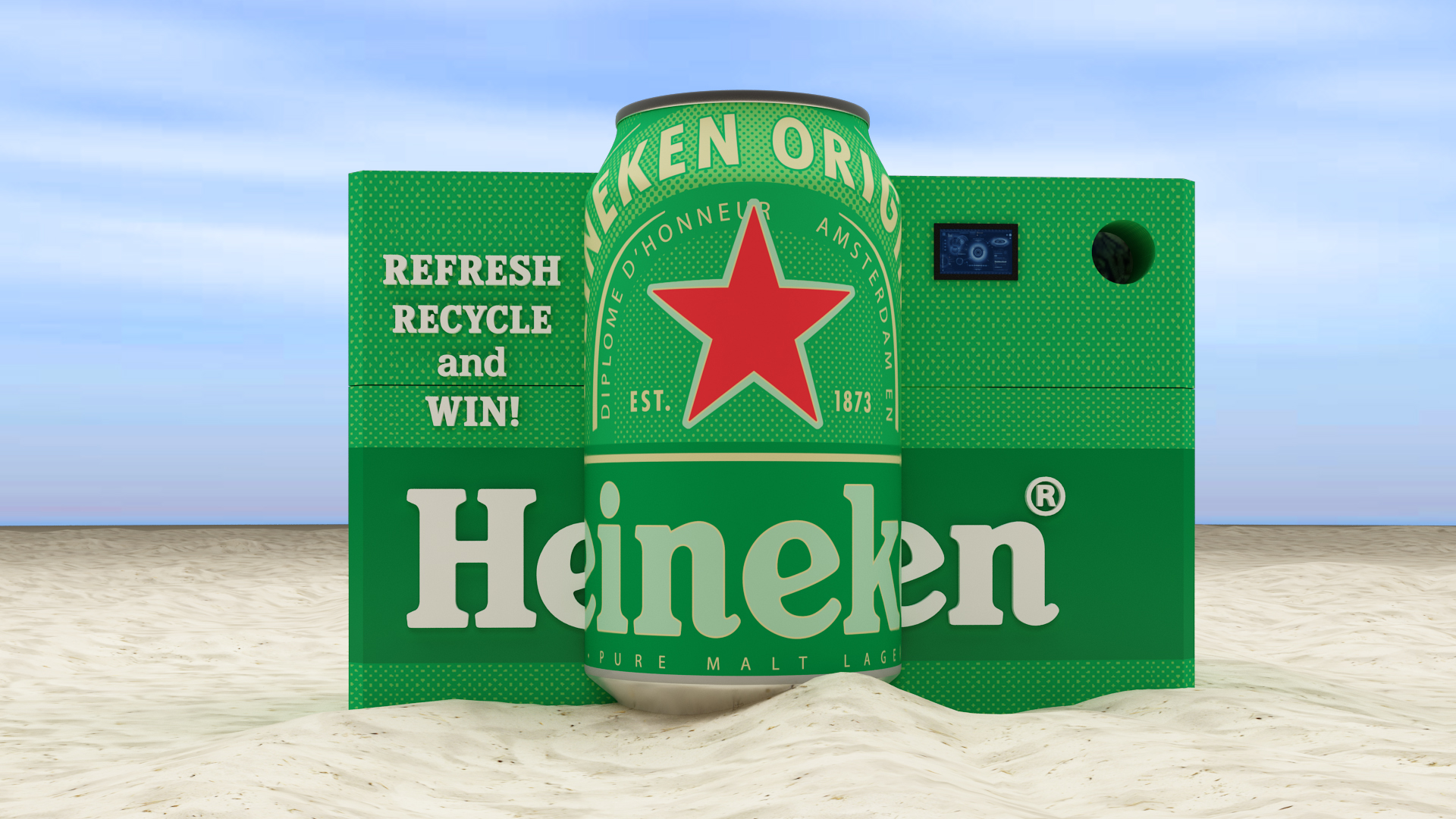 Heineken Summer Recycle Machine North Cost 2019-0