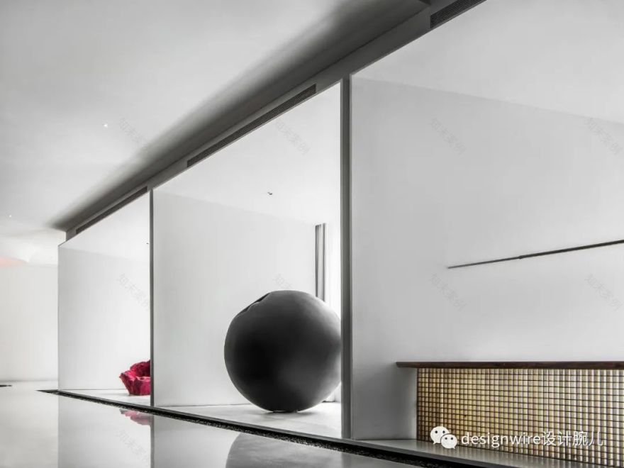 孟也新作 | “听”艺术馆,融创三亚新闻中心售楼处设计-16