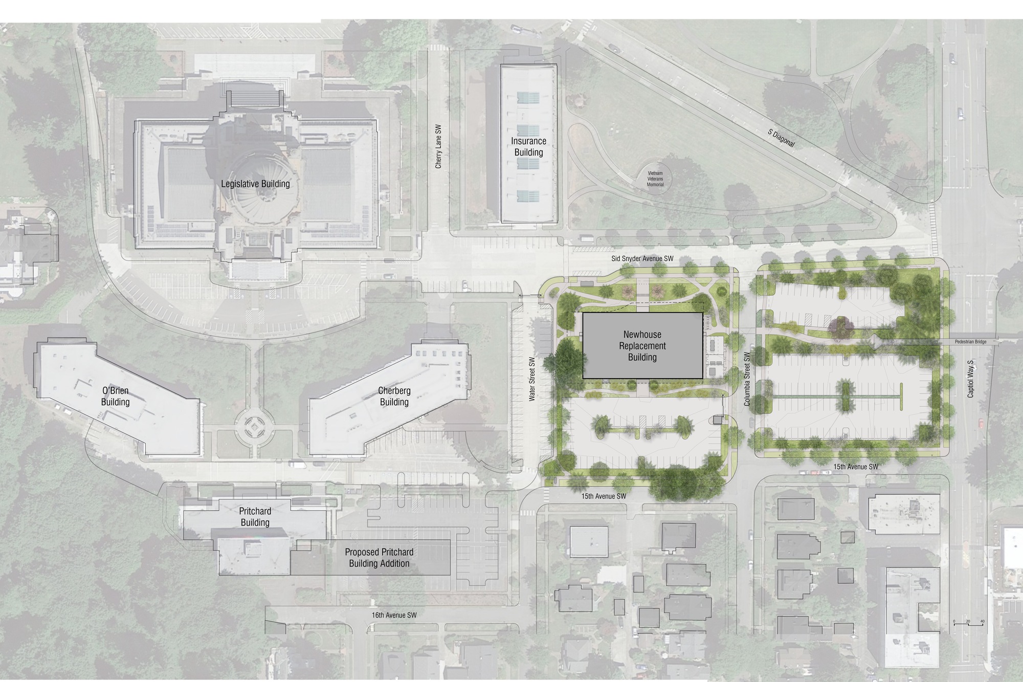 新楼建设替代方案(这里假设Replacement在语境中有替代方案的意思,如果Replacement理解为替换,也可翻译为新楼建设替换 ,但需结合具体语境确定最准确意思) 丨美国丨Miller Hull Partnership-24