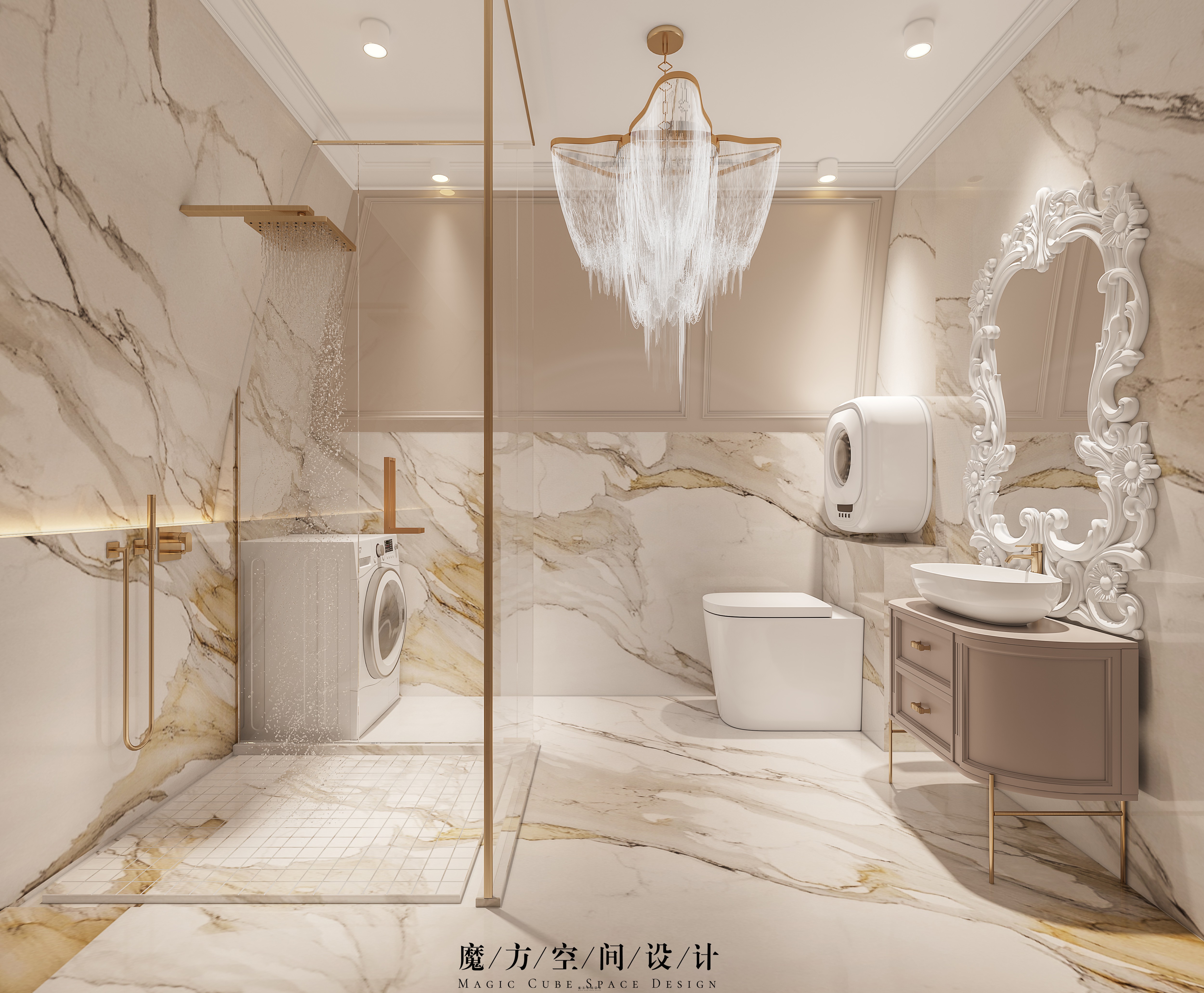 大连北京公园别墅设计丨中国大连丨魔方空间设计-33