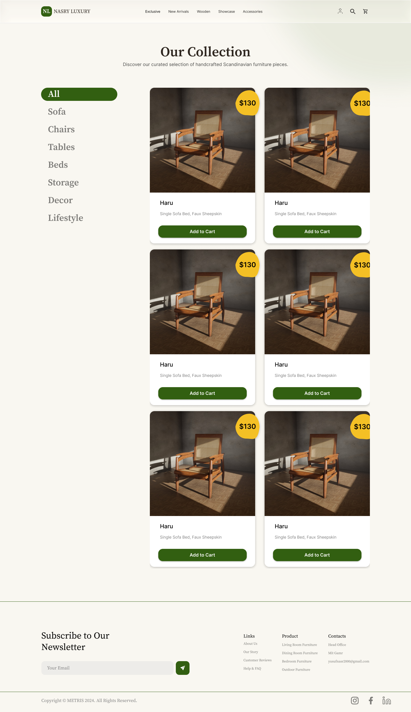 E-commerce website -luxury furniture-15