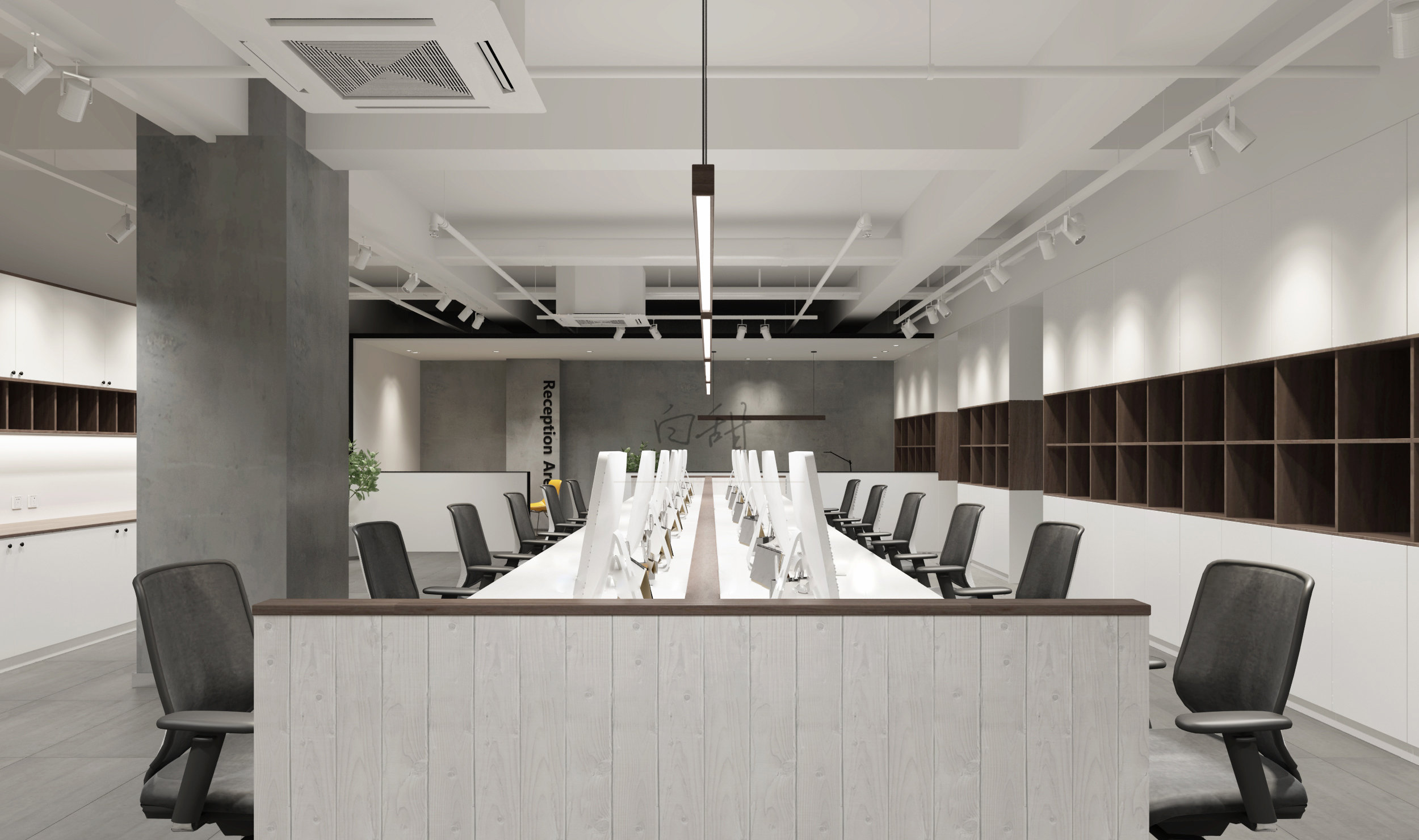 半舍设计丨荣盛时代办公-4