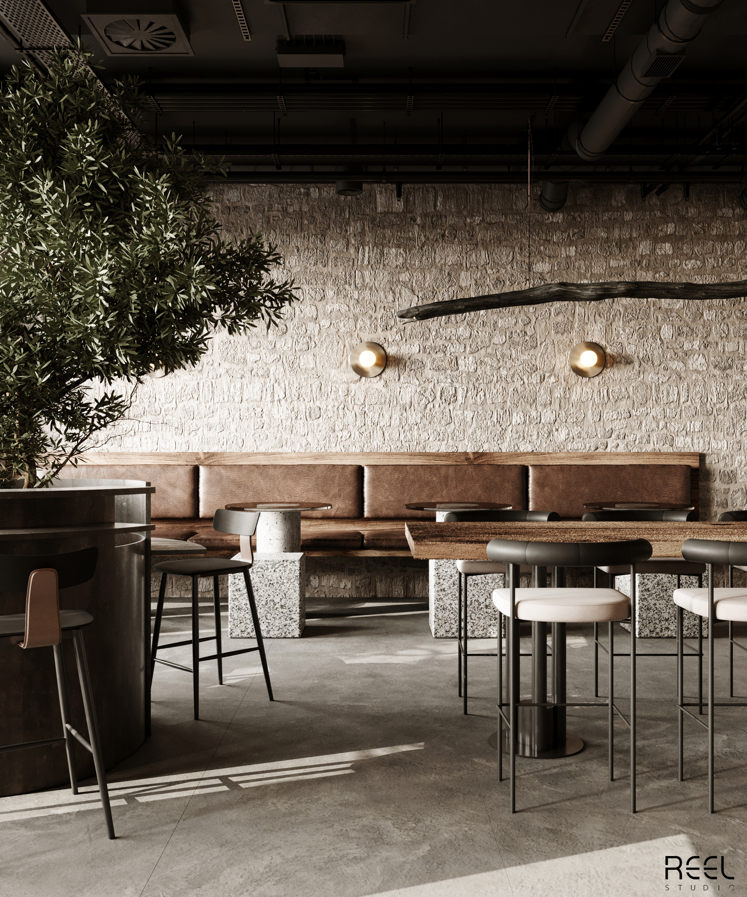 Industrial Cafe Design-1
