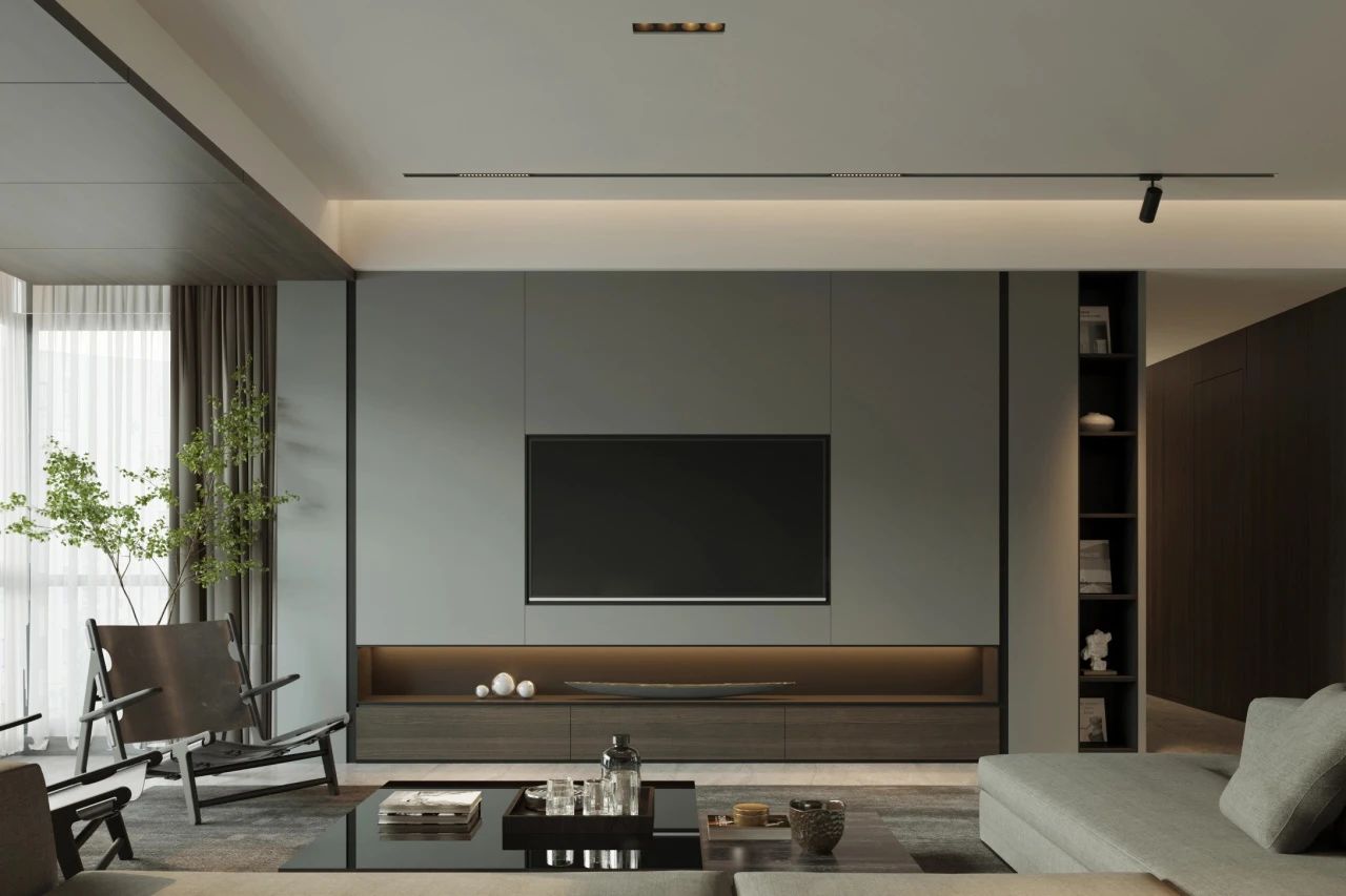 悬浮式电视背景墙设计-62