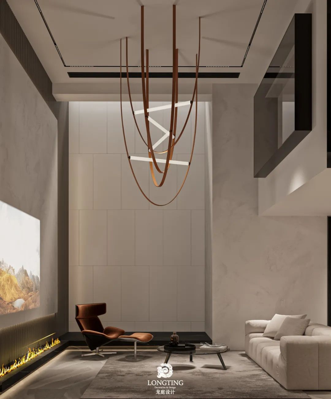 西山宸院现代简约别墅设计丨LONGTING DESIGN-47