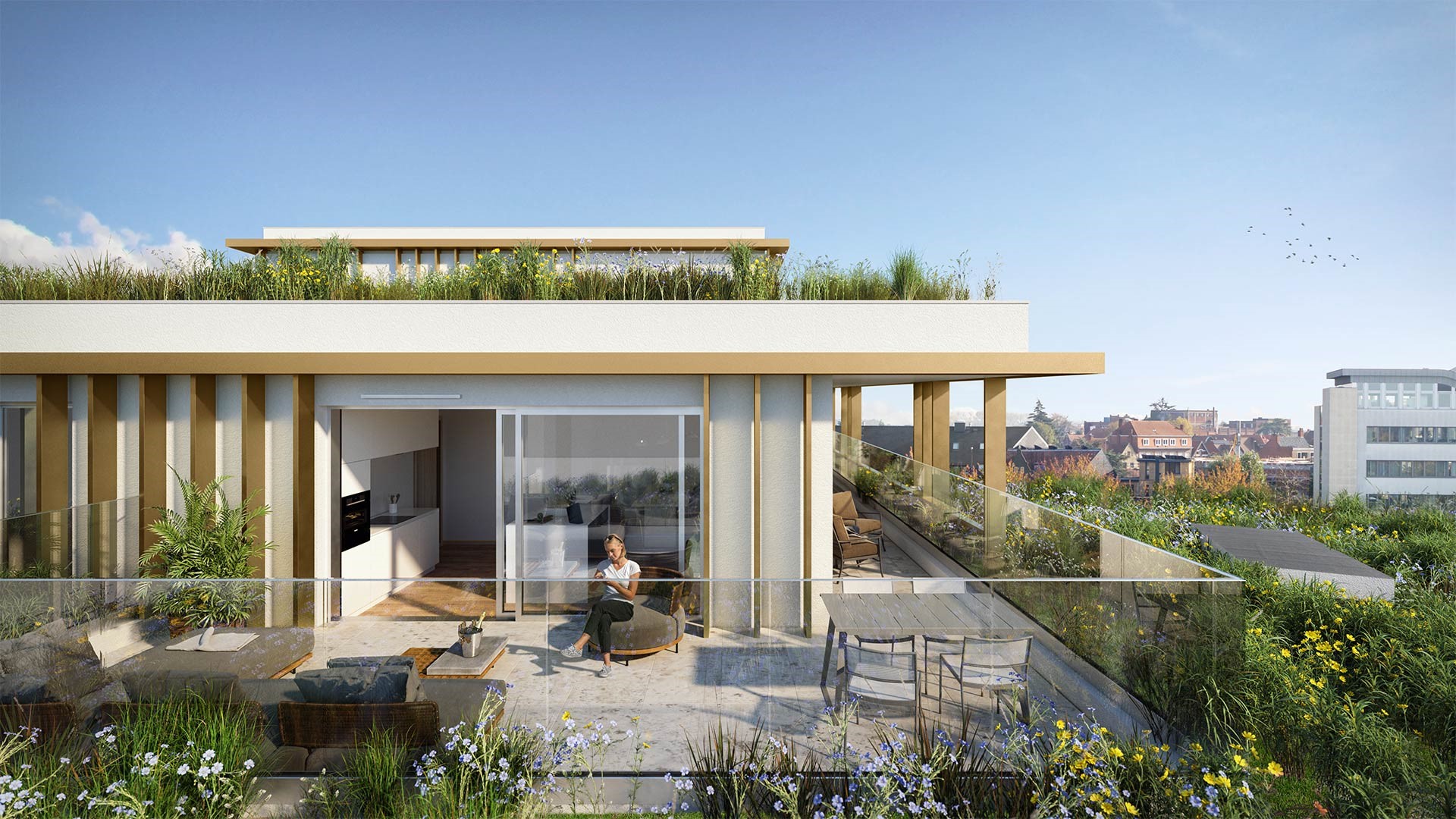 Roelevard Roeselare · 绿色峡谷中的城市更新丨B2Ai architects-14