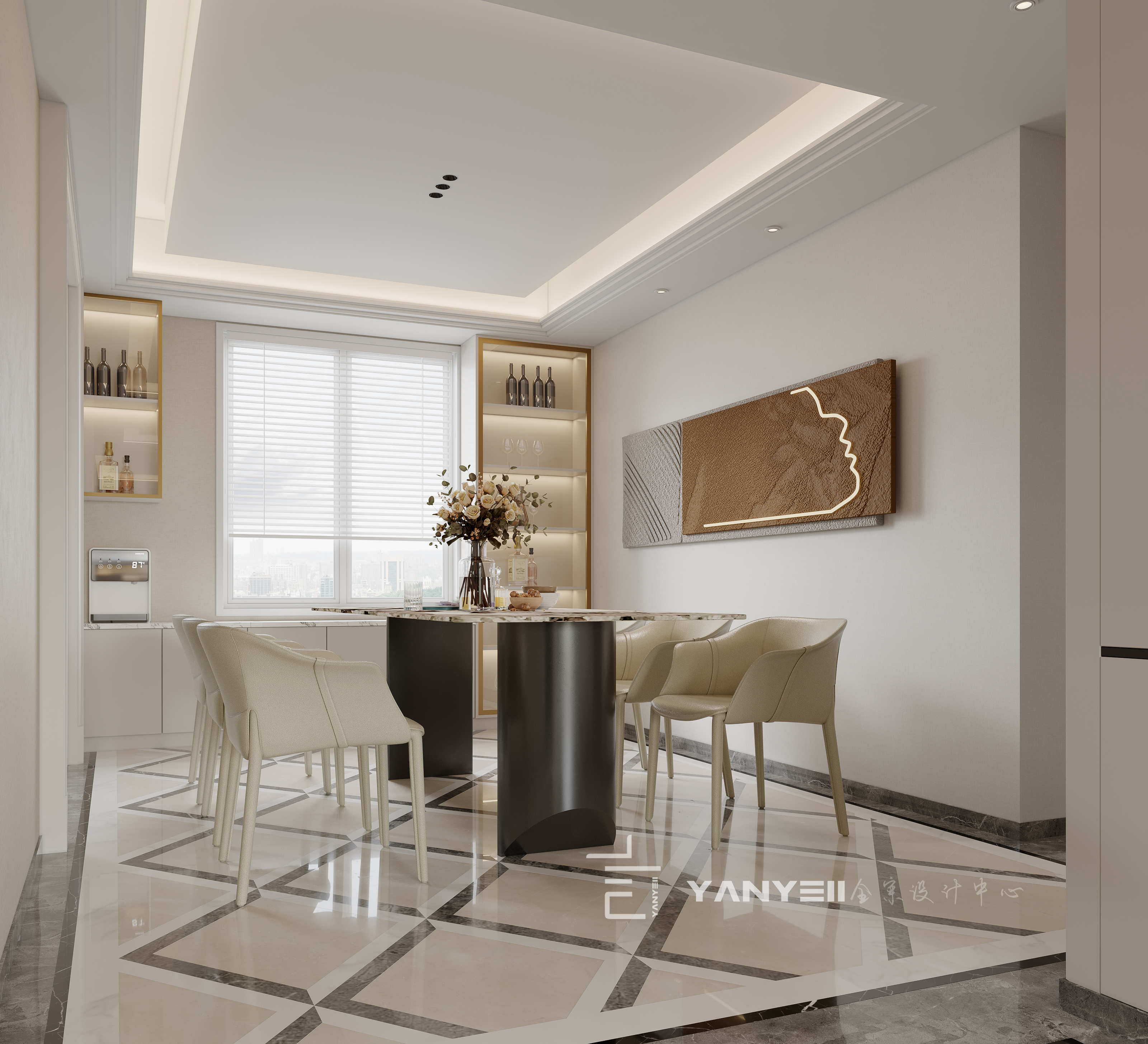 杭州现代极简黑白灰案例丨中国杭州-11