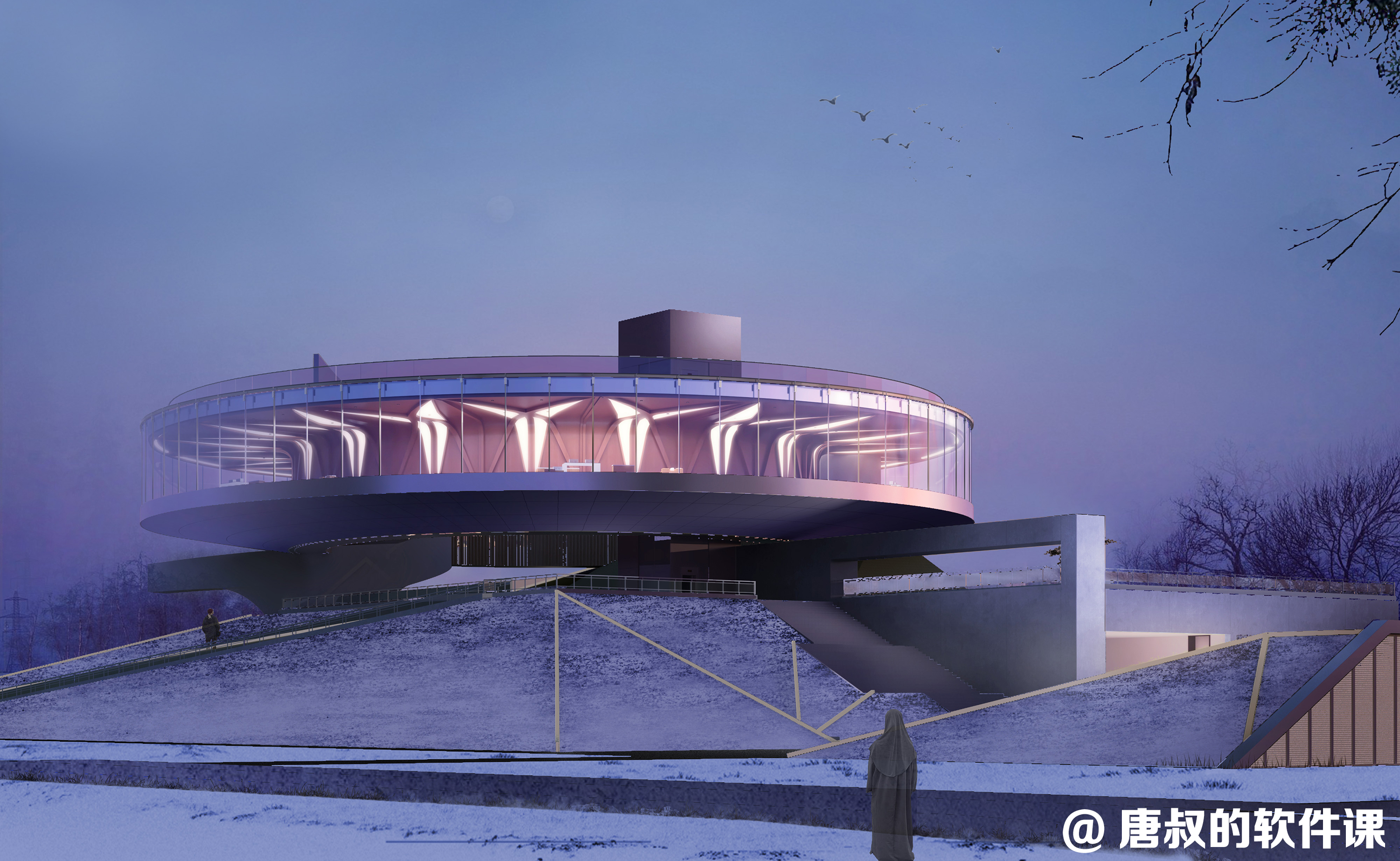 ZhengZhou“城市之冠”—写实渲染效果图-6