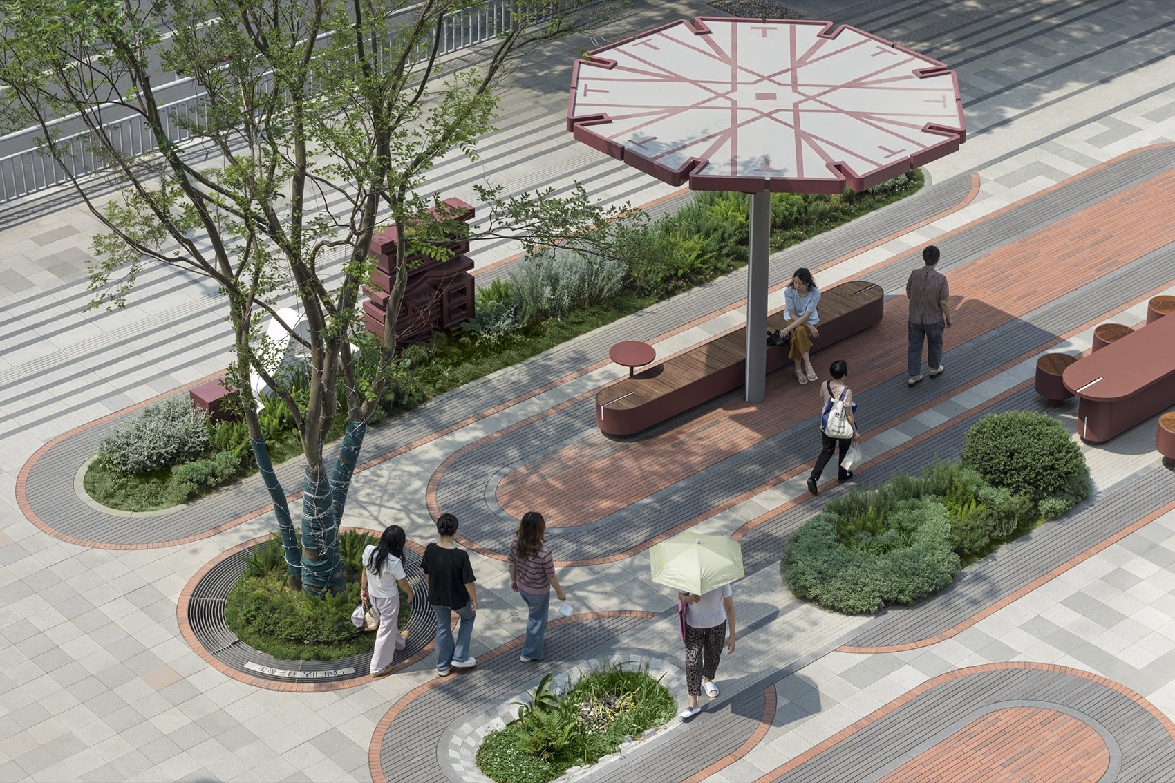 兴安广场丨中国宜昌丨HID翰地景观-188