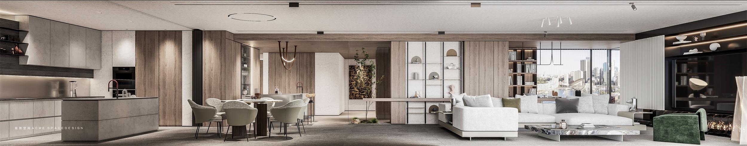 回归自然的简约原木风住宅设计-4