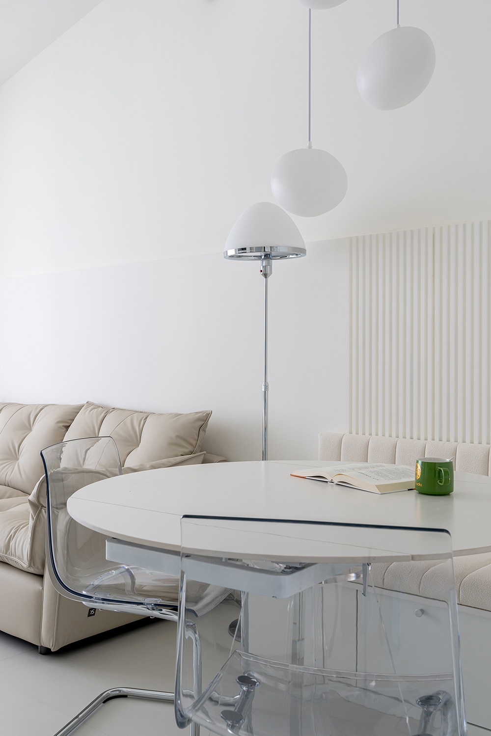 理想的奶油风,构建气质满满的未来四口之家丨中国北京丨久栖设计-22