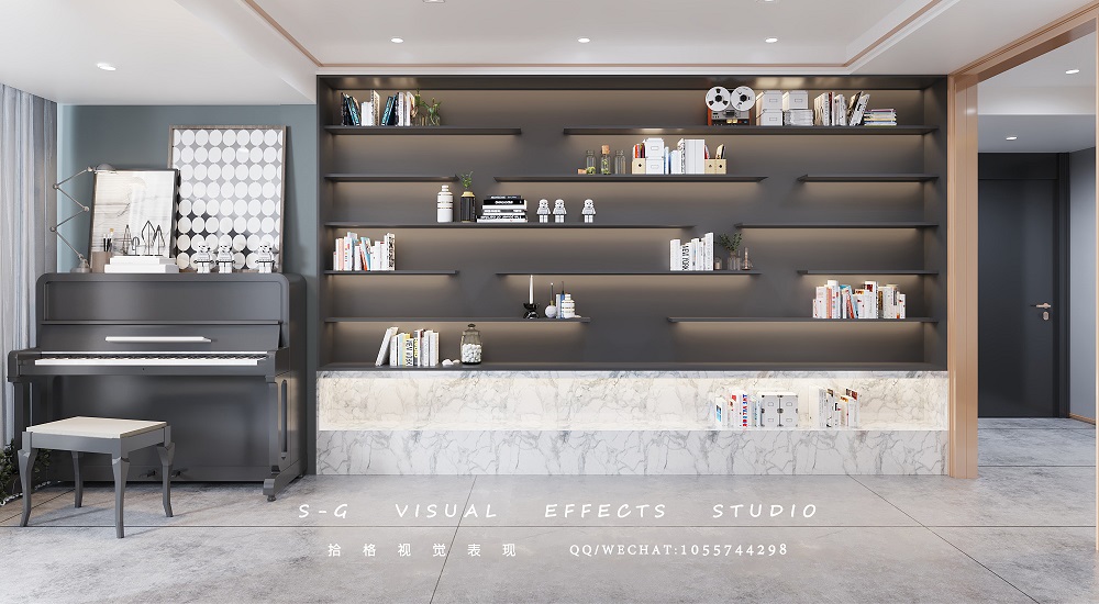 北京某现代轻奢公寓设计亮点解读-4