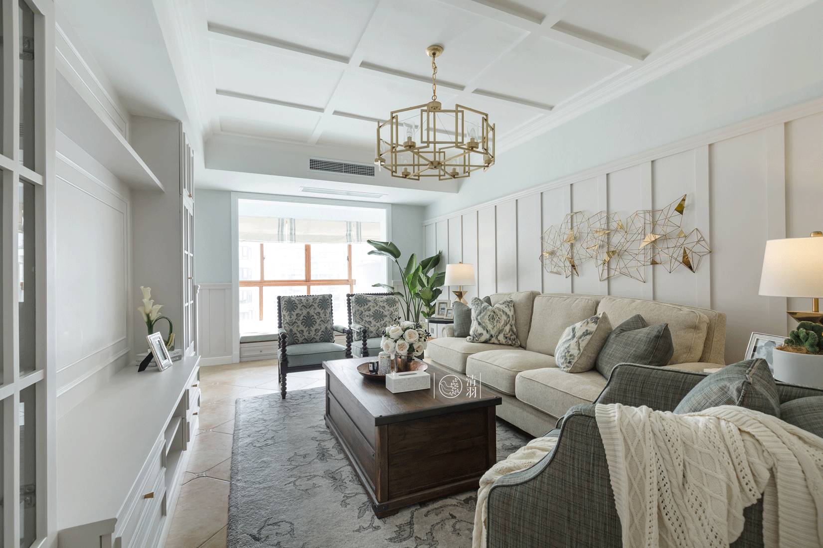 成都高新区 133 平米三室二厅二卫的明静空间设计-9