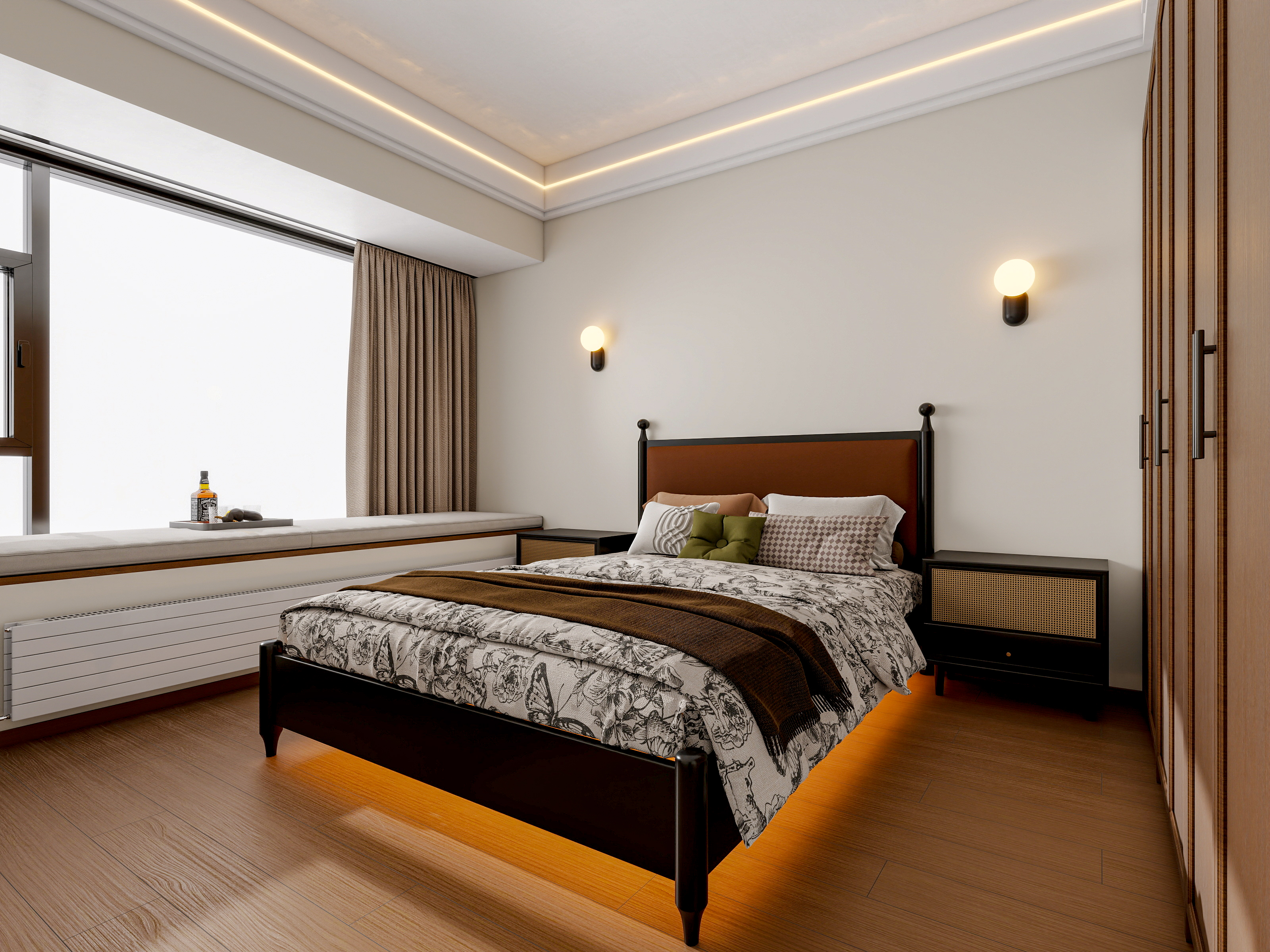 四川成都滨湖璟园（113平方中古风三居室）-21