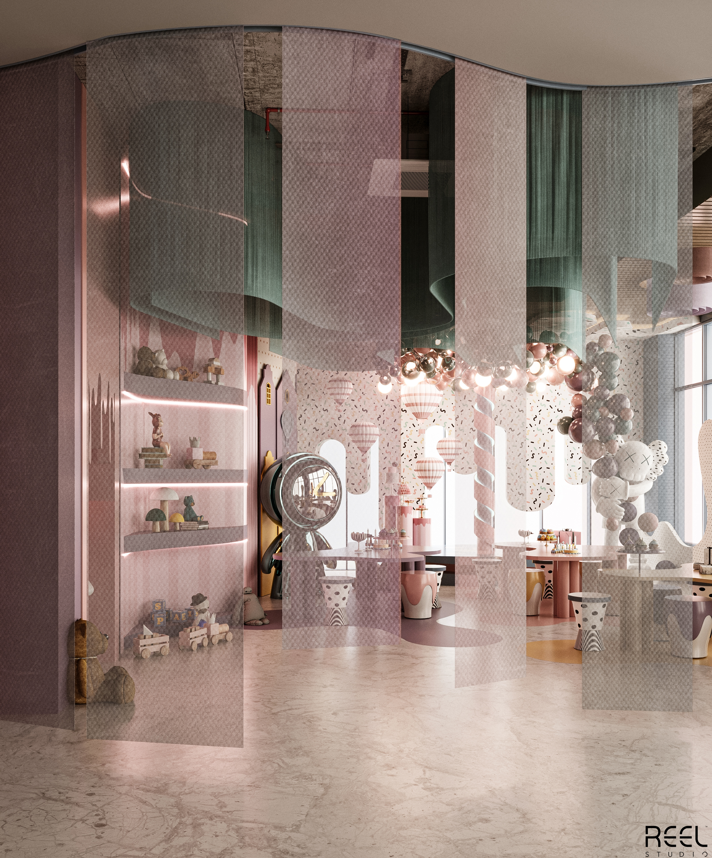 生日派对区室内设计丨沙特阿拉伯-2