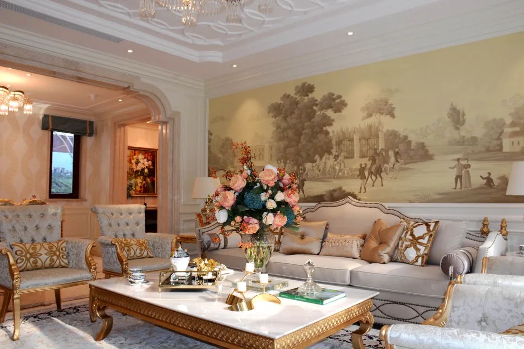 邦成·宫园墅法式轻奢风室内设计丨中国包头丨众诚装饰-20