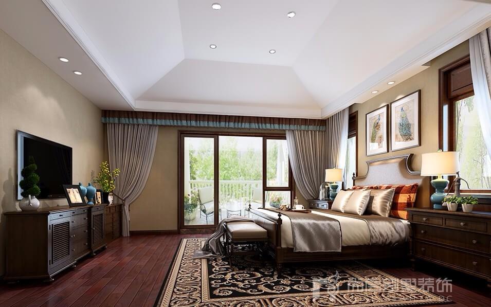 山河水别墅美式设计，优雅温馨尽显空间魅力-11