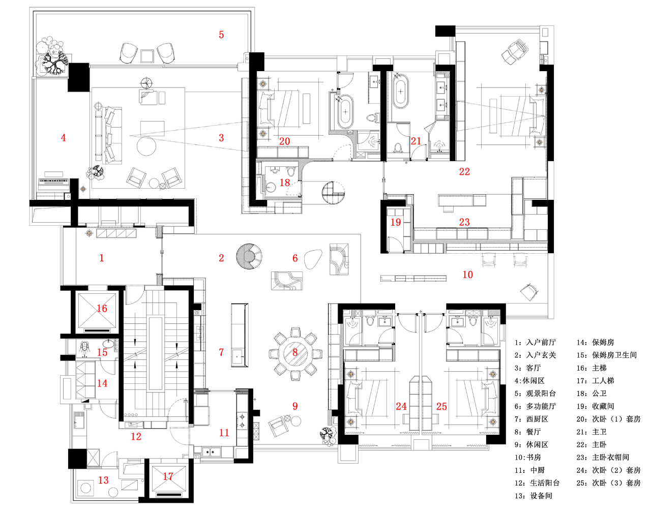 黑与光的对话丨中国广州丨姚国健室内工作室-75