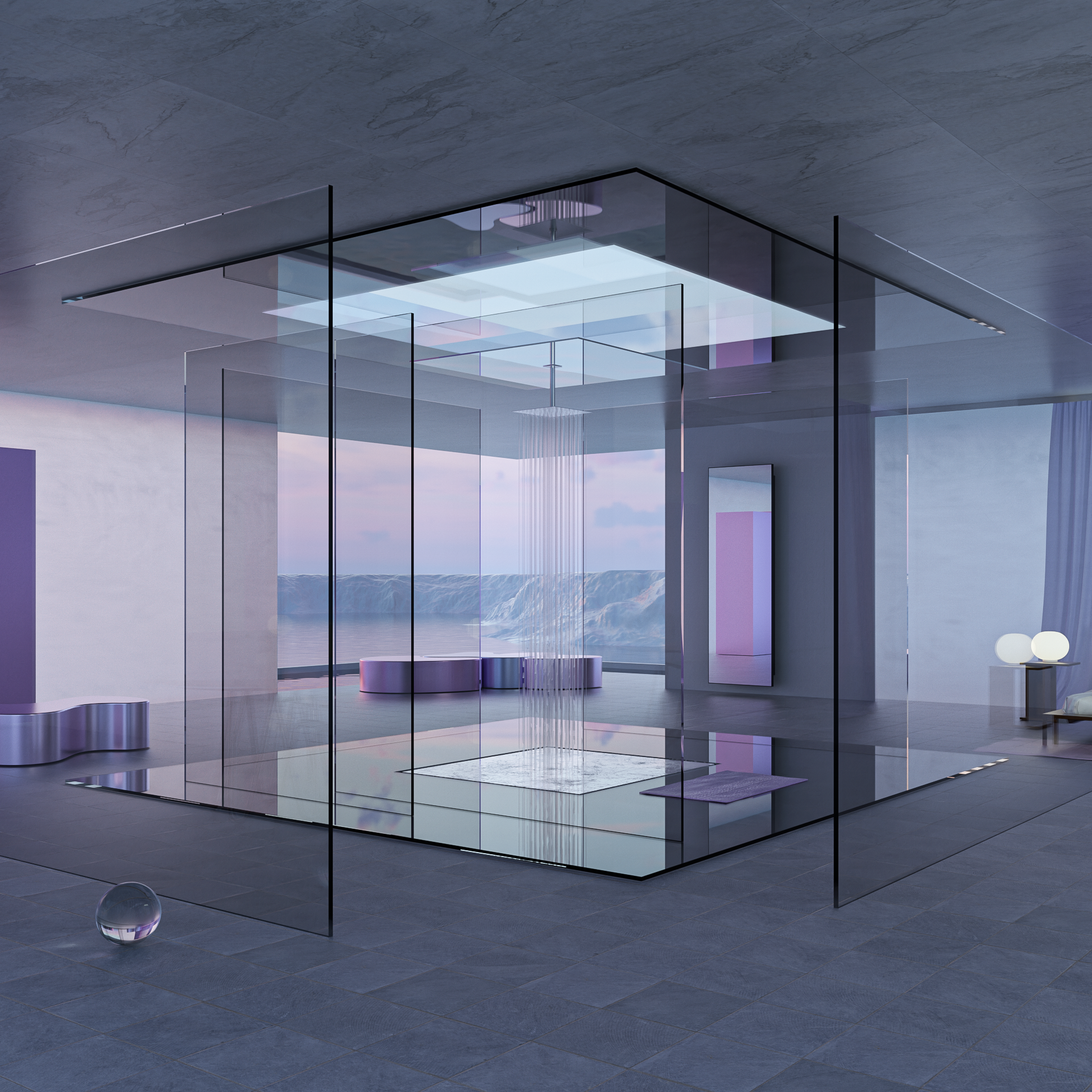 以水为元素的室内设计项目-1