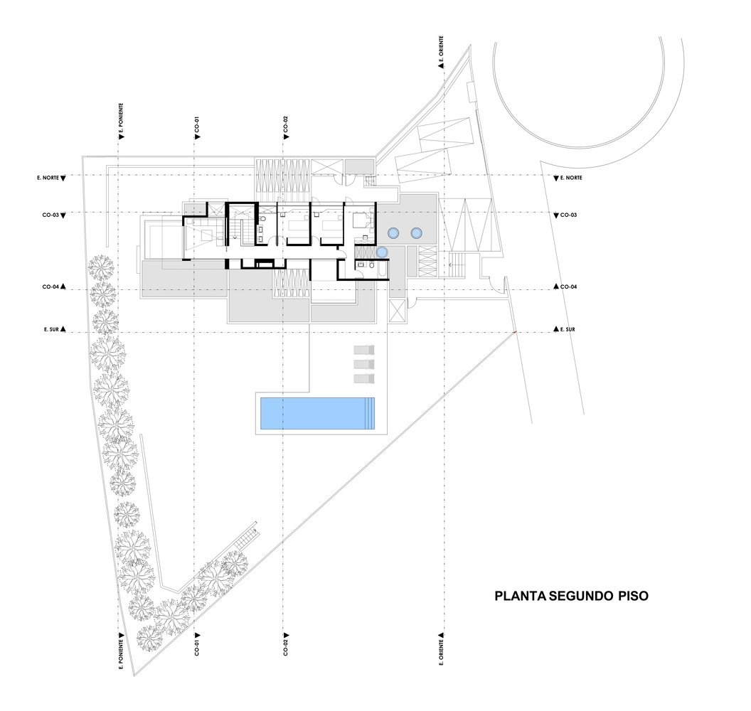 智利森林中的光影之家-33