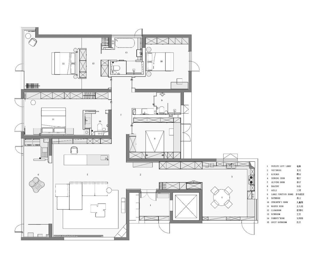 湖景大平层，生活的尽头是极简-72