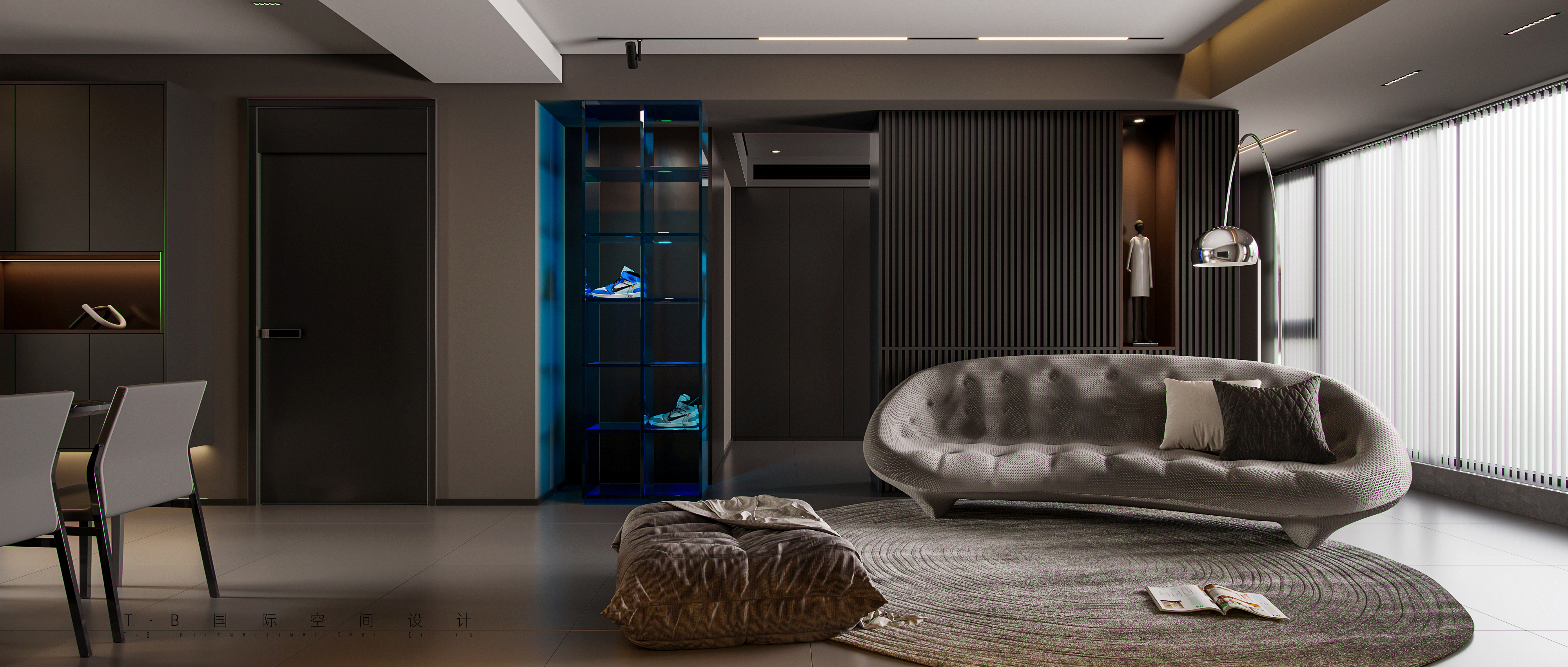 南通现代简约公寓设计丨中国南通丨T·B 国际空间设计-8