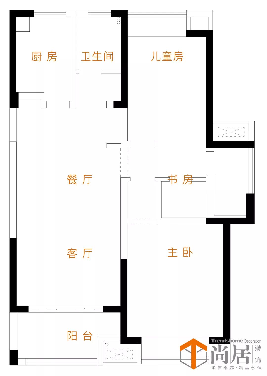 104㎡美式田园风，蒂芙尼蓝带来清新浪漫-46
