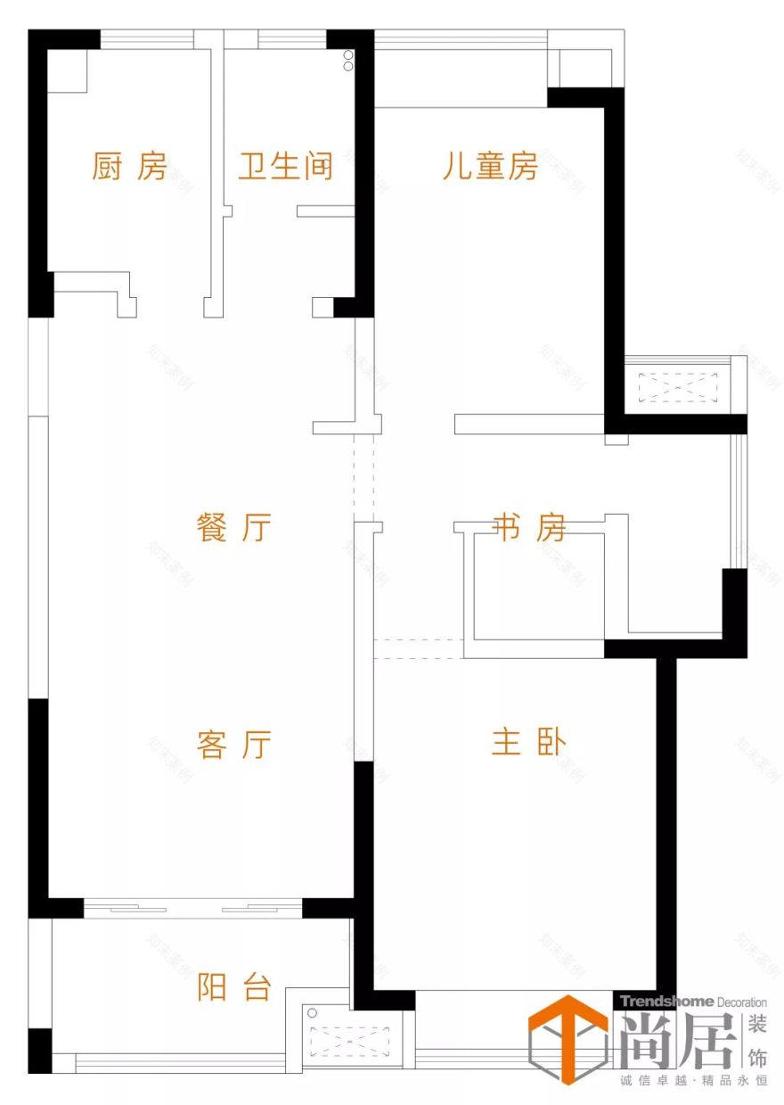 104㎡美式田园风,蒂芙尼蓝带来清新浪漫-46