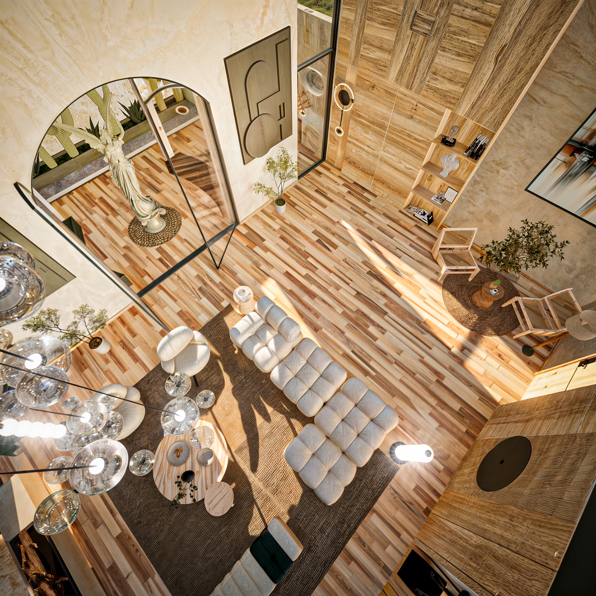 "Sophisticated: Living Room Interior Masterpiece"-6