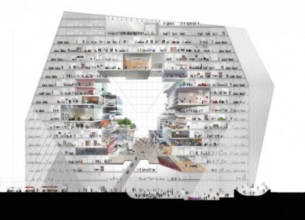 柏林施普林格出版社新总部竞赛项目丨德国柏林丨OMA,BIG,Büro Ole Scheeren等-88