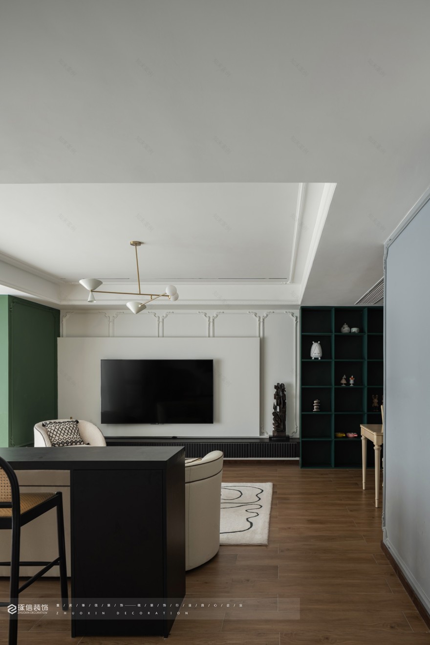 230 平美式混搭之家丨琢信装饰-15
