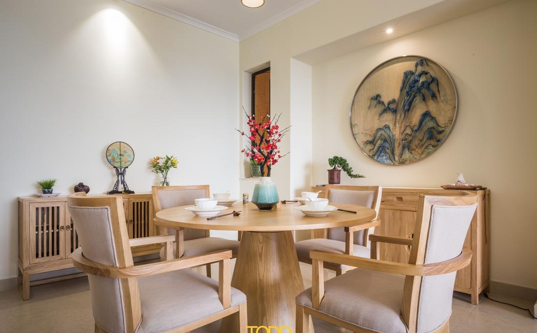 杜特设计“情墨松韵” | 原木新中式，简约舒适，融入自然景观-6