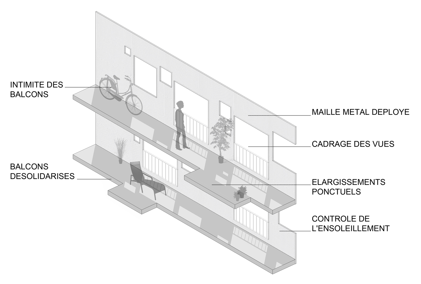巴黎郊区独特社区 · 砖与金属的和谐共生-39