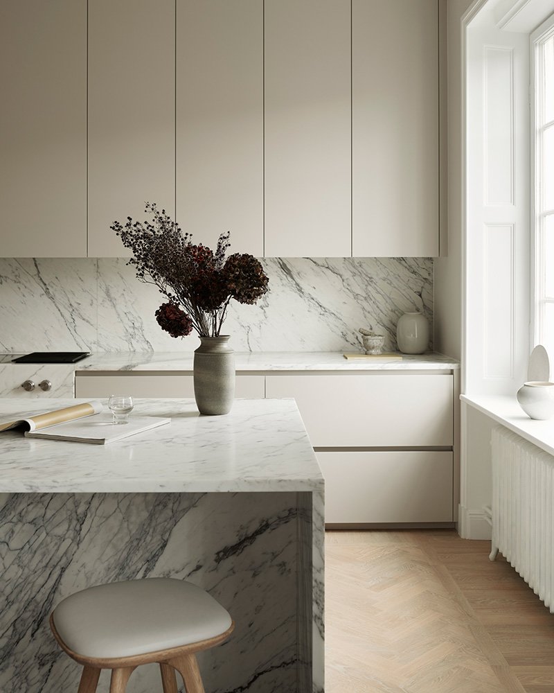 Modern kitchen in Scandinavian design — Nordiska Kök-1