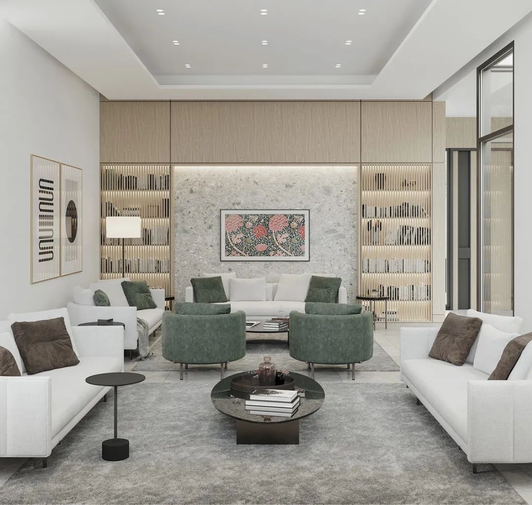 迪拜现代住宅，温馨休闲空间设计-12