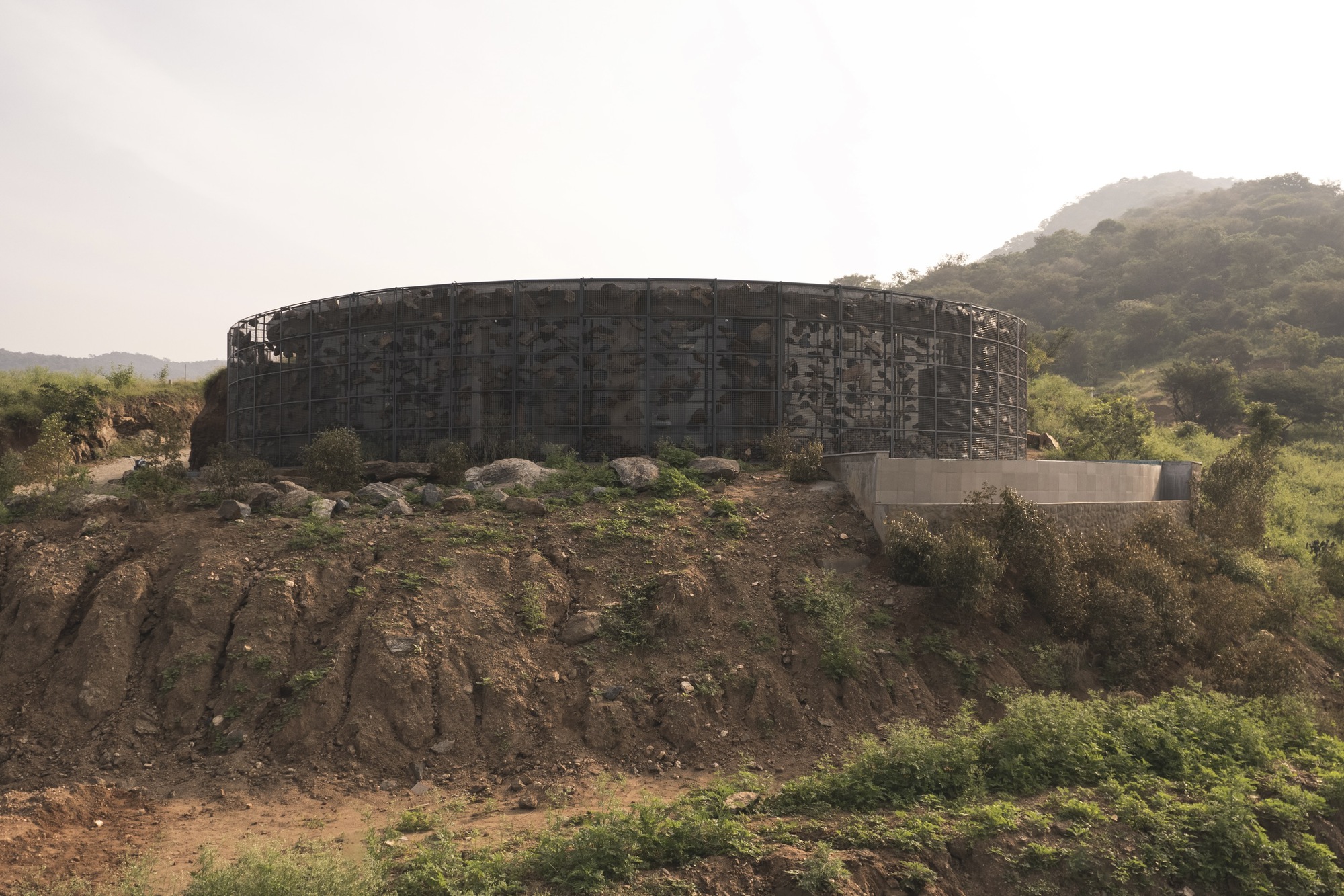 无限上升之屋丨印度丨Earthscape Studio-26