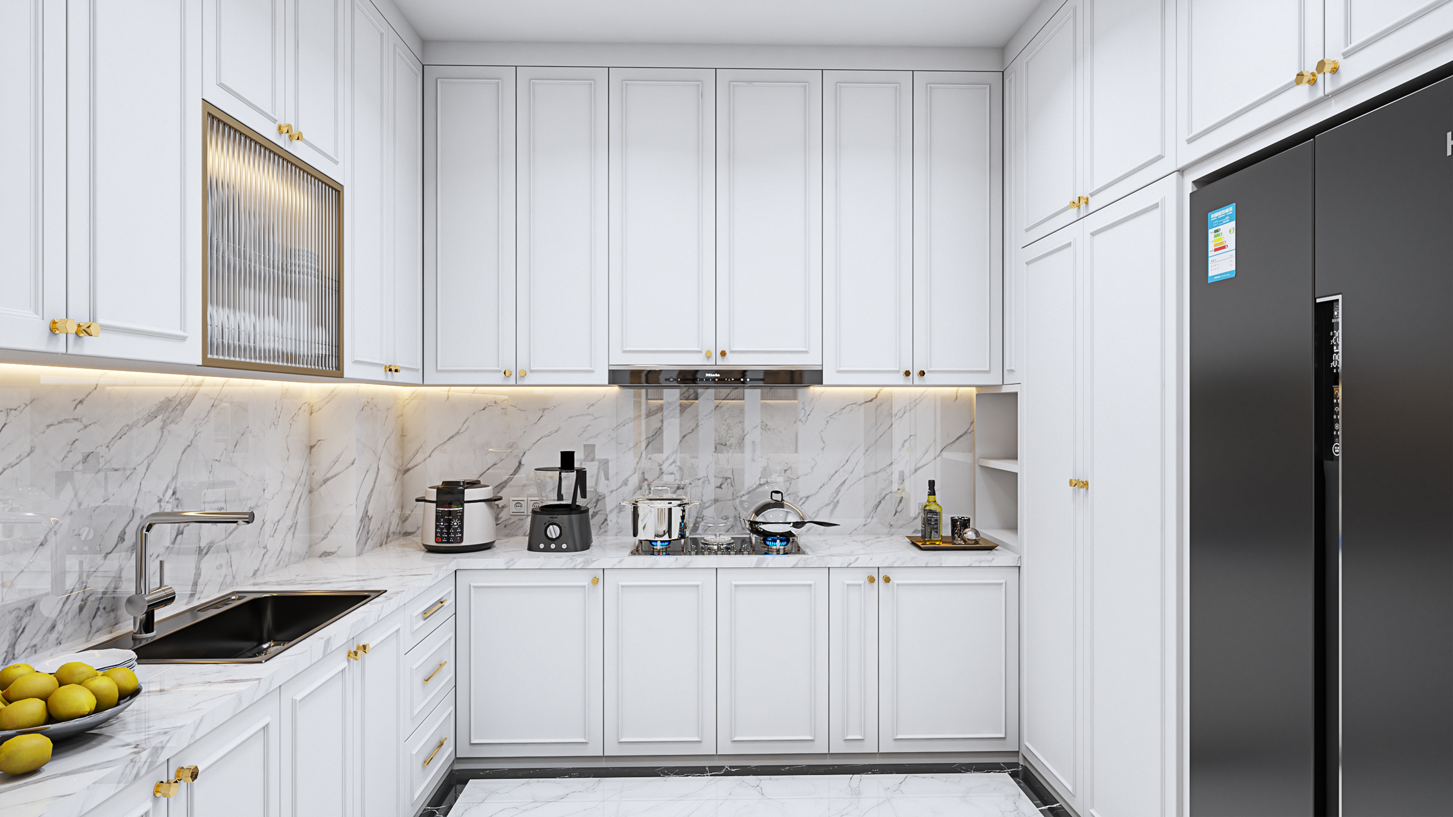 豪华经典客厅丨印度丨Istyle Interior Architecture-9