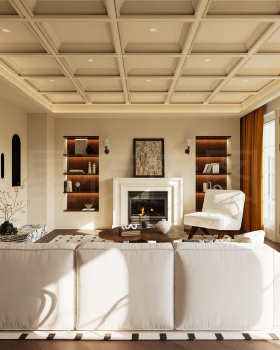 民宿简约奶油搭配出温馨家的感觉