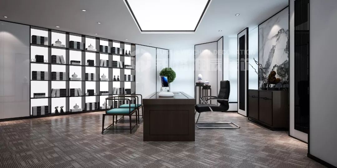 现代新中式,华清宫文化创意公司的优雅办公空间-44