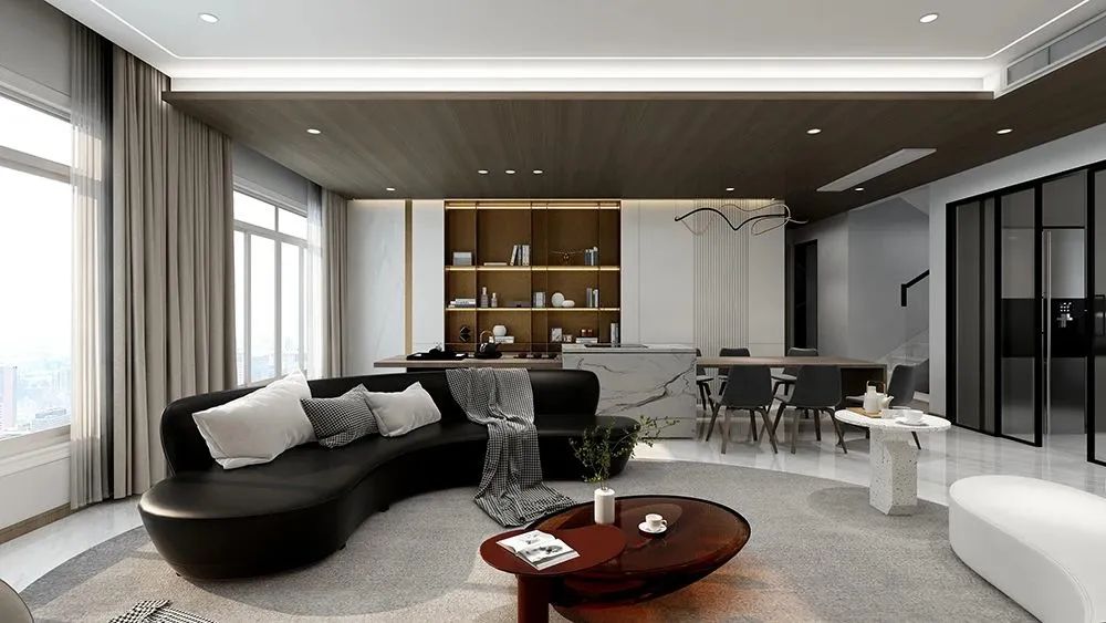 润延枫景 124㎡现代极简案例丨城市人家装饰-9