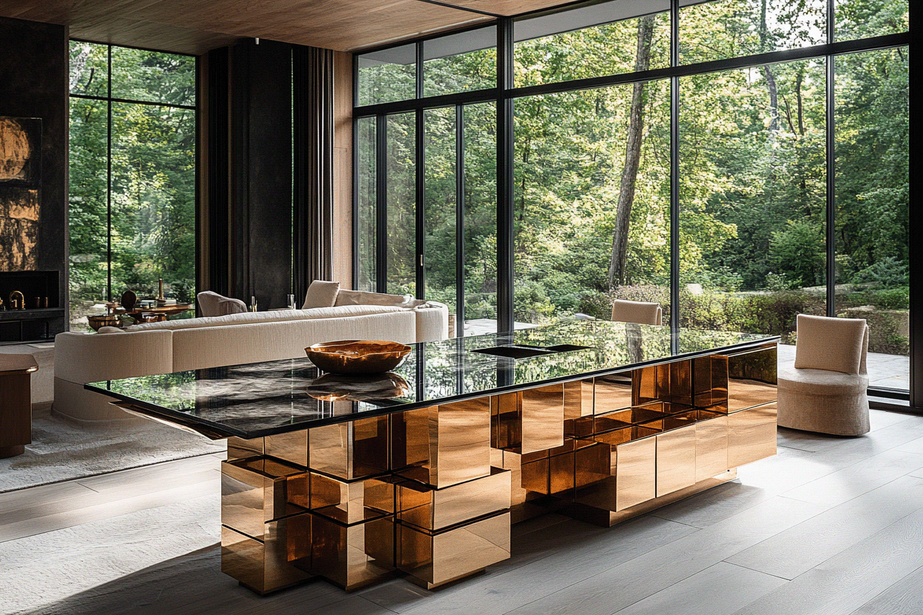 一个功能性艺术厨房岛台-36