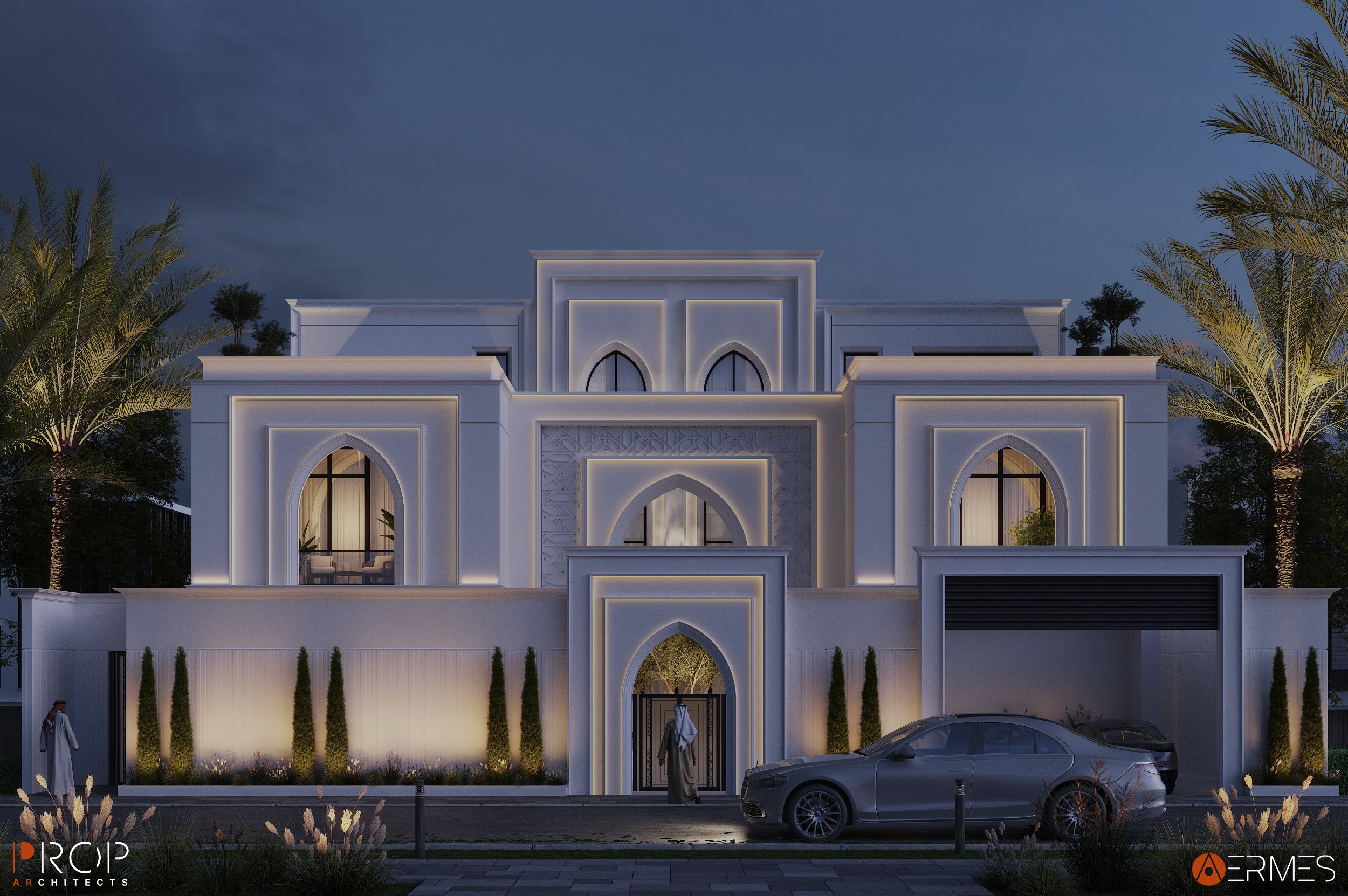 带外立面的别墅丨沙特阿拉伯丨PROP & AERMES ARCHITECTS-9