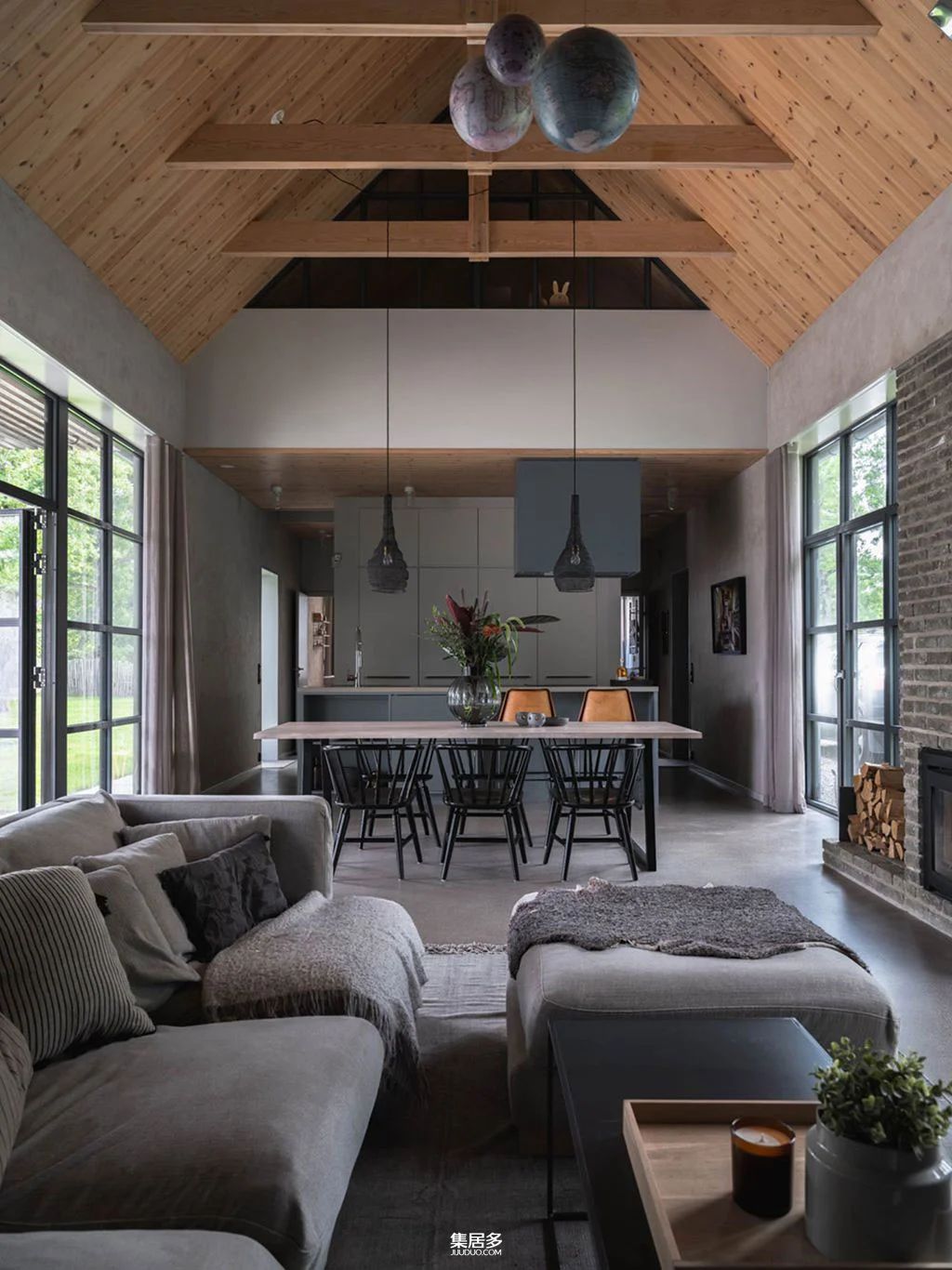 瑞典现代时尚谷仓式乡村小别墅-6