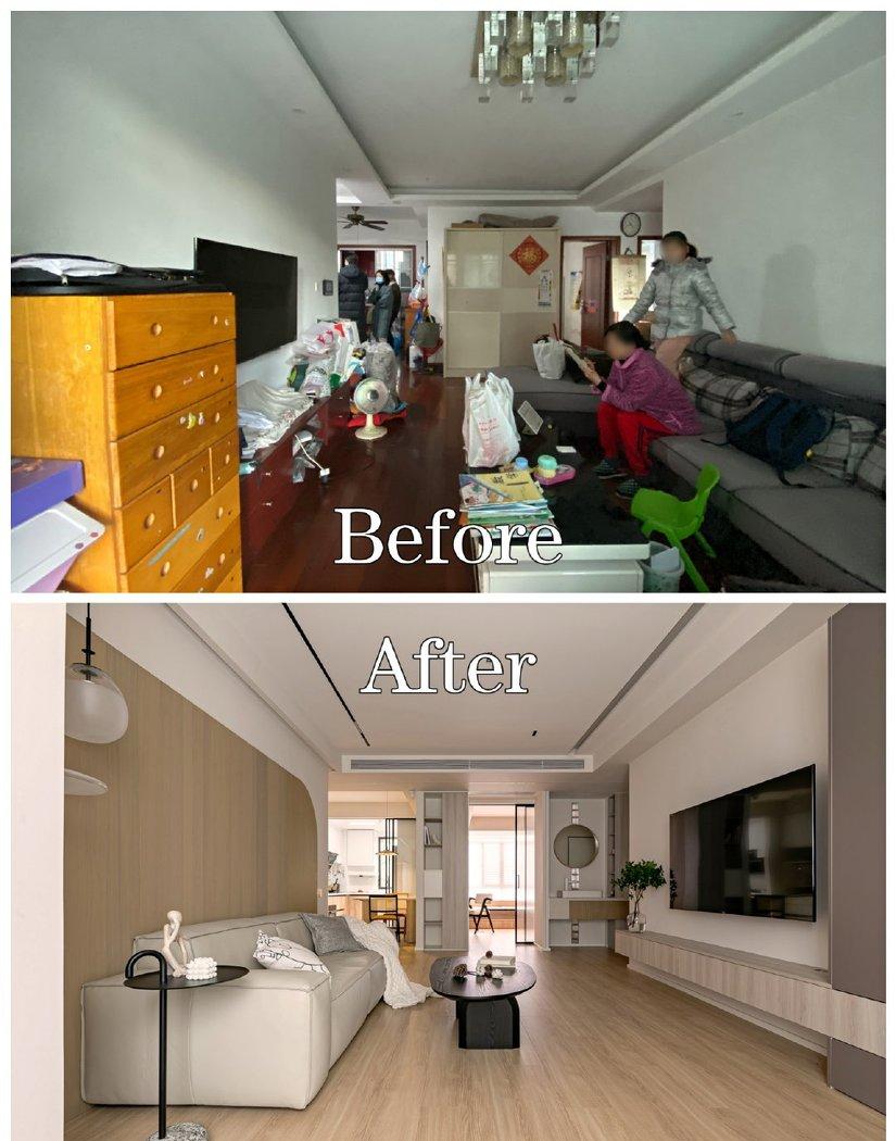 芜湖鸿鹄设计现代平层改造丨中国芜湖-15