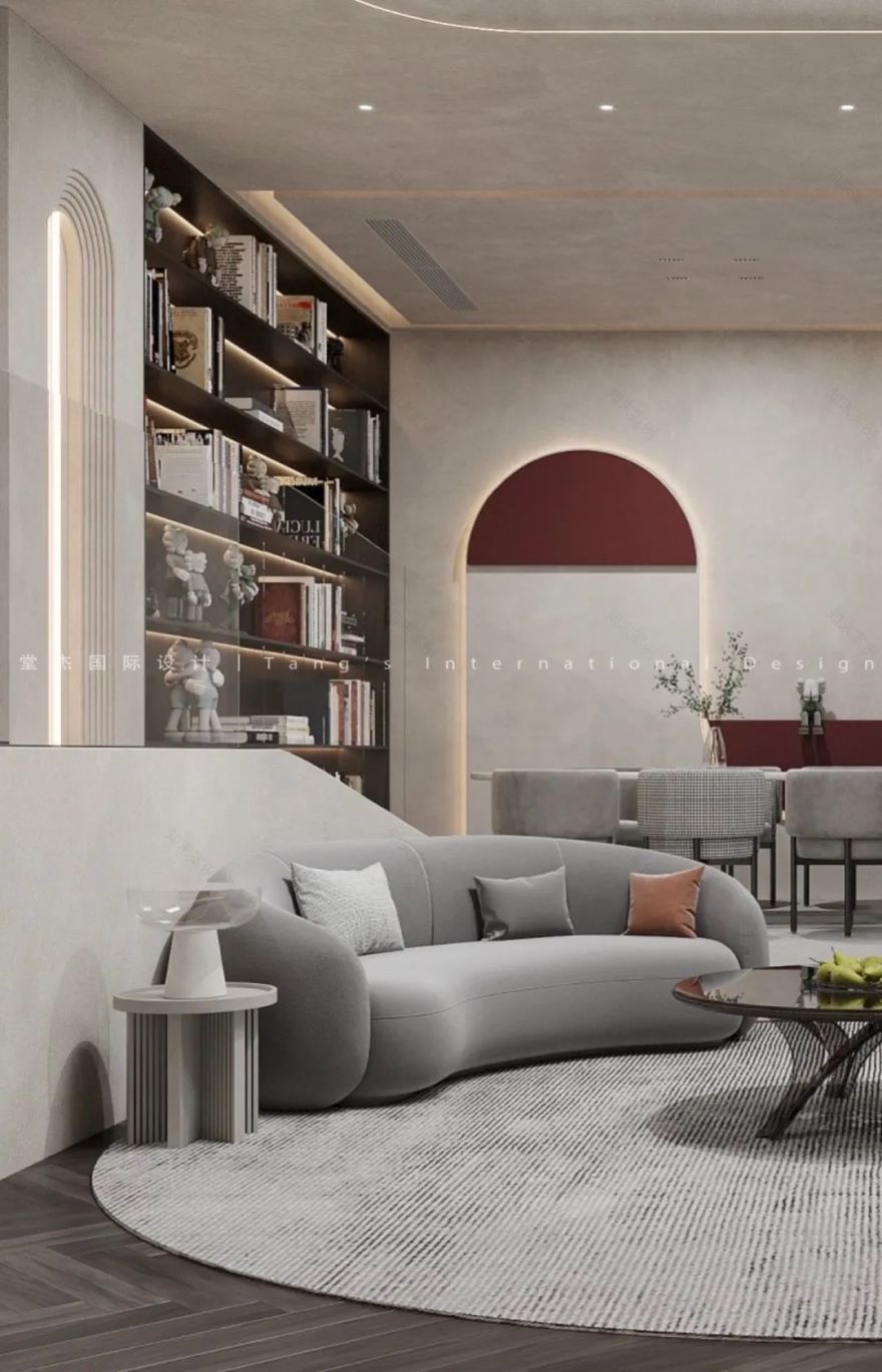 PURE BEAUTY400㎡极简微水泥空间丨堂杰国际设计-14