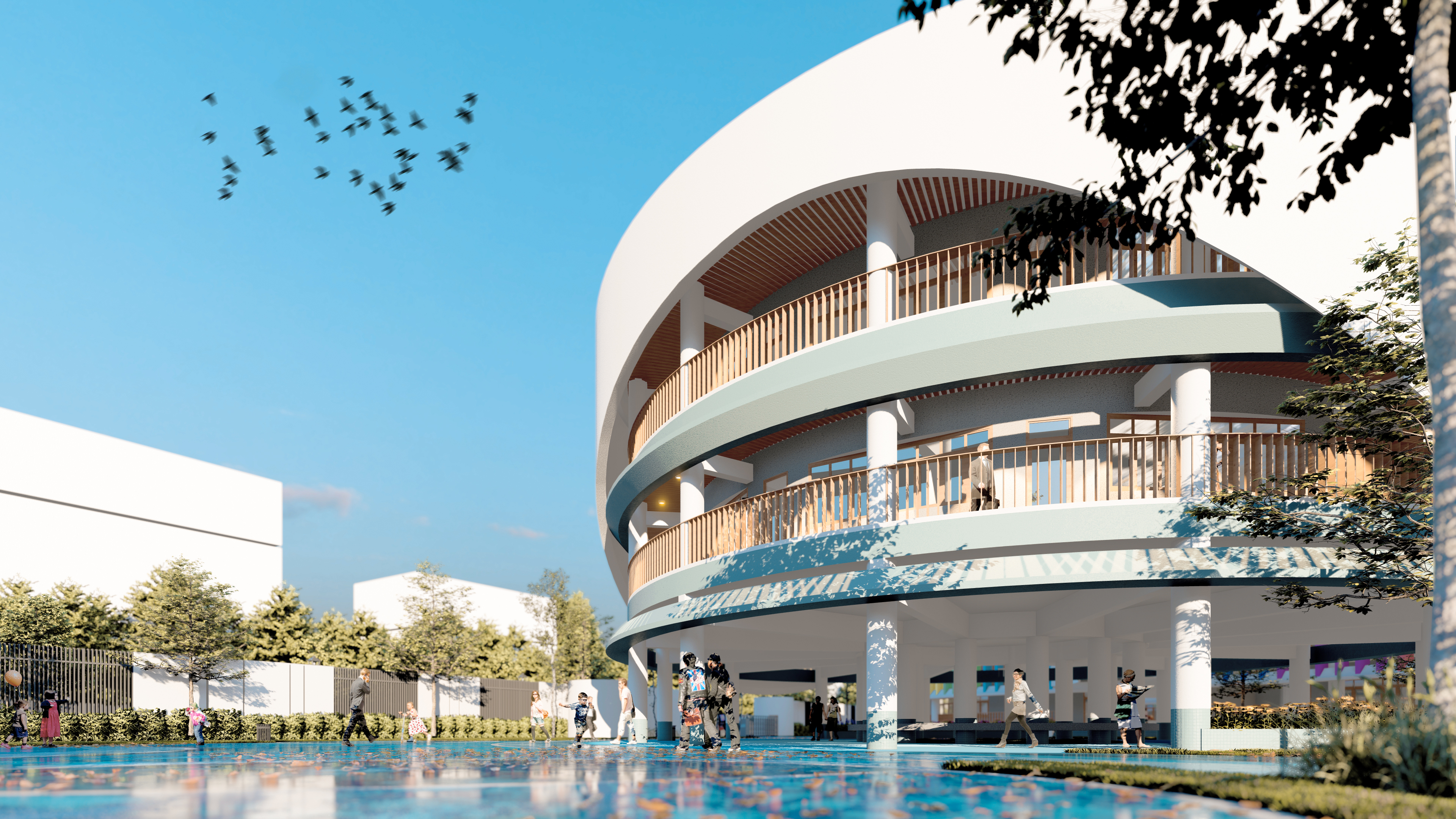 延秀幼儿园（注：Yen So推测为地名或人名音译，这里按常见人名延秀处理，若有具体背景信息可更精准翻译） 丨越南河内丨Nguyen Thanh Tung-9