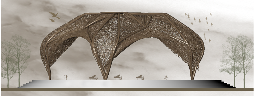 Woven Biomimicry Pavilion(编织仿生馆)-18