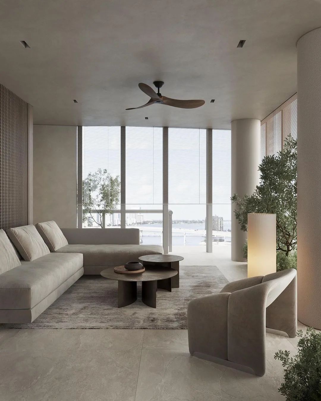 BISCAYNE BLVD 顶层复式极简主义设计丨ArtPartner Architects-60