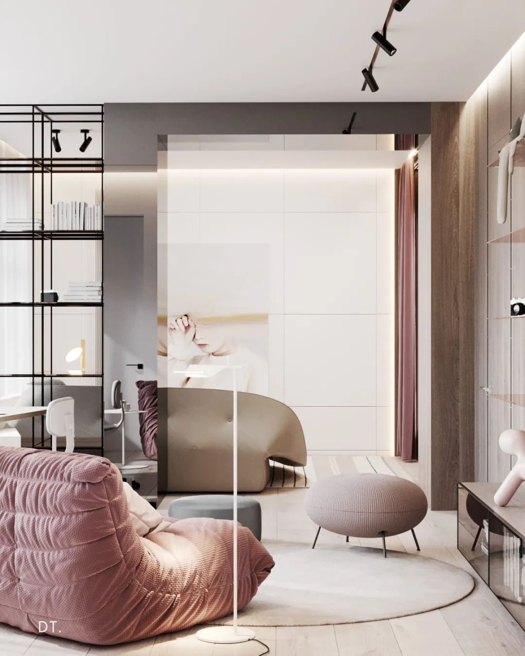 自然主义轻奢住宅，原木与艺术的完美融合-11